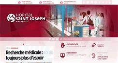 Desktop Screenshot of hopital-saint-joseph.fr