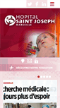 Mobile Screenshot of hopital-saint-joseph.fr